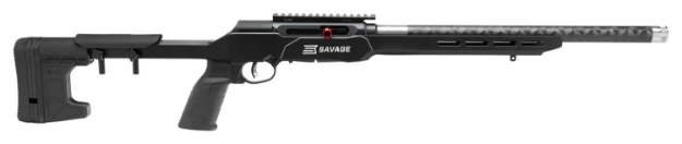 Picture of Savage Arms A22 Precision Lite 22 Lr 18" Carbon Fiber Wrapped Barrel 10+1 Black Rec Black Adjustable Mdt Aluminum Chassis Stock Black Polymer Grip Right Hand 