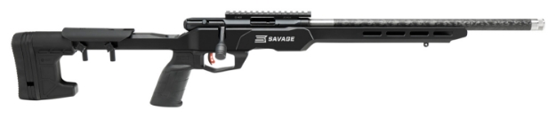 Picture of Savage Arms B22 Precision Lite Bolt 22 Lr 18" Carbon Fiber Wrapped Barrel 10+1 Black Rec Black Adjustable Mdt Aluminum Chassis Stock Black Polymer Grip Right Hand 