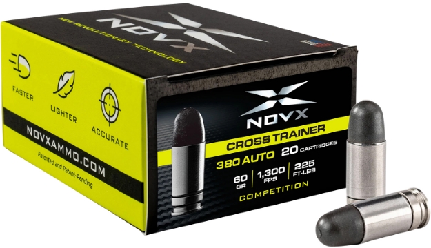 Picture of Novx Cross Trainer Competition 380 Acp 60 Gr Copper Polymer Frangible (Cpf) 20 Per Box/ 10 Cs 