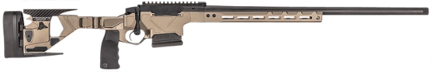 Picture of Seekins Precision 0011710101Ffde Havak Hit 6Mm Creedmoor Caliber With 3+1 Capacity, 24" Barrel, Black Metal Finish & Flat Dark Earth Folding Chassis Stock Right Hand (Full Size) 