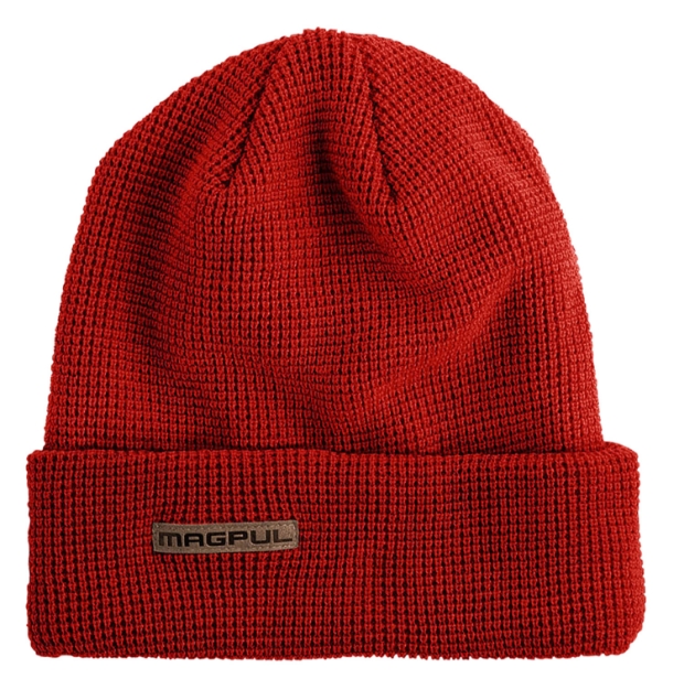 Picture of Magpul Watch Cap Waffle Beanie Red Acrylic/Wool Osfa 