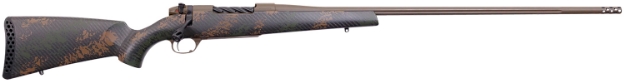 Picture of Weatherby Mark V Backcountry 2.0 6.5 Wthby Rpm 4+1 Cap 24" Patriot Brown Cerakote Rec/Barrel Black With Brown Sponge Pattern Accents Peak 44 Blacktooth Stock Right Hand (Full Size) 