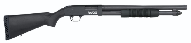 Picture of Mossberg 590S Shockwave 12 Gauge 3" 9+1 18.50" Matte Blued Barrel, Black Synthetic Fixed Stock Right Hand 