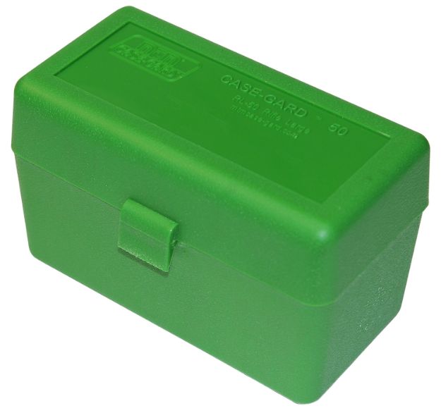 Picture of Mtm Case-Gard Ammo Box R-50 30-06 Springfield 270 Cal Rifle Green Polypropylene 50Rd 