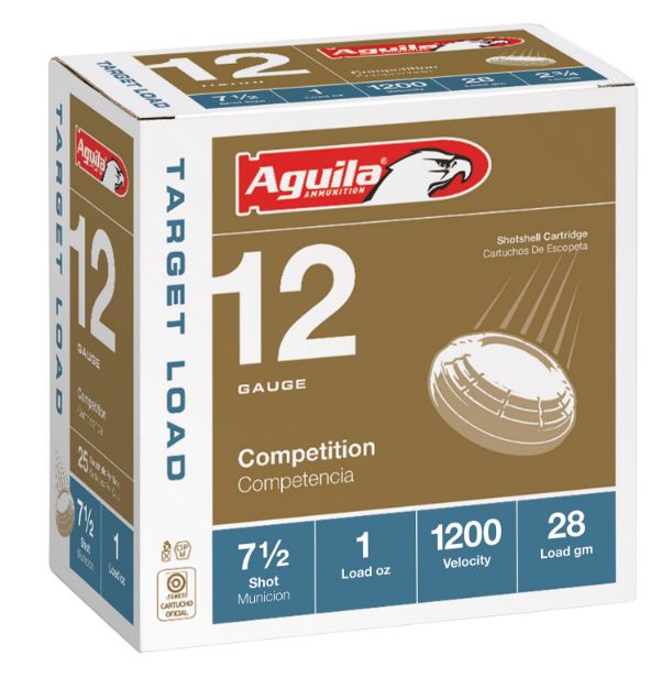 Picture of Aguila Target Load Competition 12 Gauge 2.75" 1 Oz 7.5 Shot 25 Per Box/ 10 Cs 