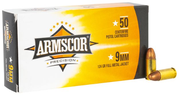 Picture of Armscor Precision Competition 9Mm Luger 124 Gr Full Metal Jacket (Fmj) 50 Per Box/ 20 Cs 