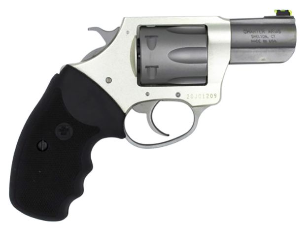 Picture of Charter Arms Undercover Ii 38 Special 6Rd 2.20" Matte Stainless Finished Barrel/Cylinder, Aluminum Frame W/Anodized Finish, Standard Hammer, Finger Grooved Black Rubber Grip 