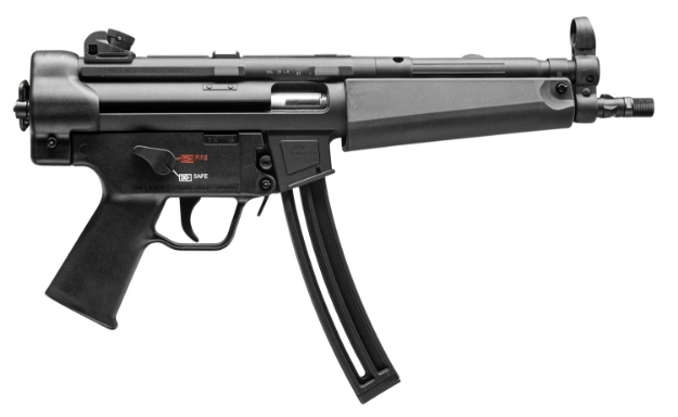 Picture of Hk Mp5 22 Lr Caliber With 8.50" Barrel, 25+1 Capacity, No Stock (Sling Mount), Black Polymer Grip Right Hand 