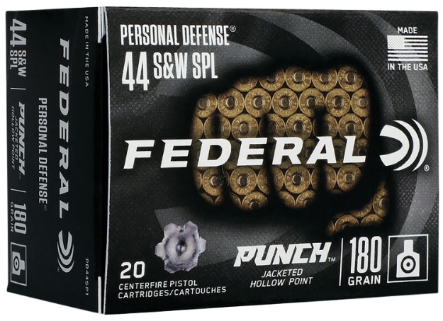 Picture of Federal Premium Personal Defense 44 S&W Spl 180 Gr Jacketed Hollow Point (Jhp) 20 Per Box/ 10 Cs 