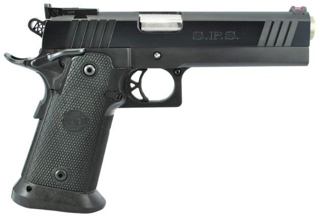 Picture of Tristar Sps Pantera 1911 9Mm Luger 5" 18+1, Black Beavertail Frame, Serrated Blued Steel Slide, Polymer Grip 