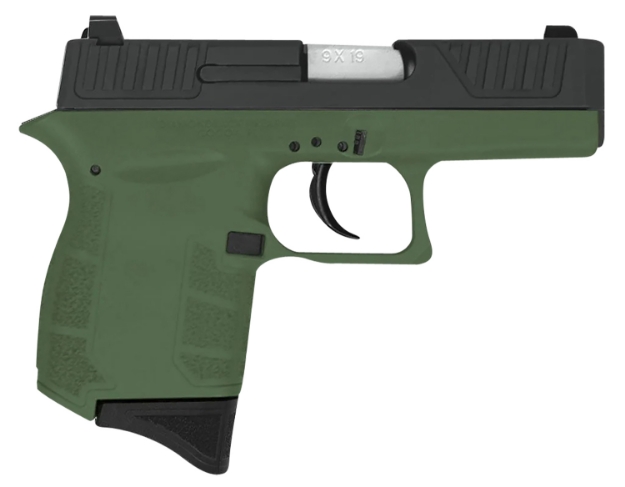 Picture of Diamondback G4 9Mm Luger Caliber With 3.10" Barrel, 6+1 Capacity, Od Green Finish Polymer Frame, Serrated Black Nitride Stainless Steel Slide & Polymer Grip 