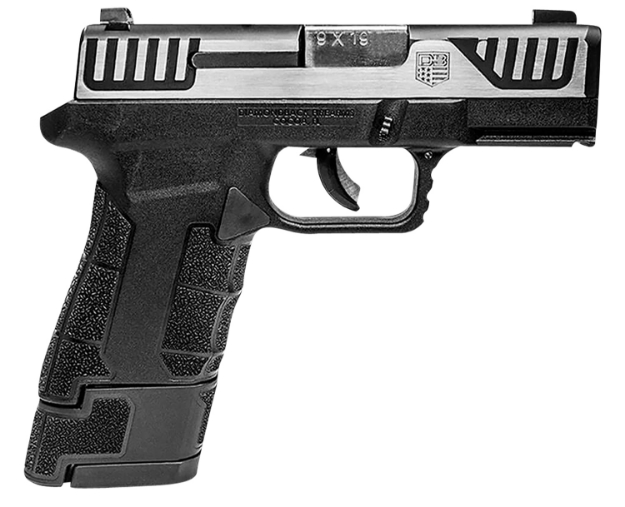 Picture of Diamondback Dbam29 Sub-Compact 9Mm Luger 3.50" 12+1,17+1 Black Finish Frame With Serrated Stainless Steel With Black Accents Slide, Polymer Grip & Picatinny Rail 