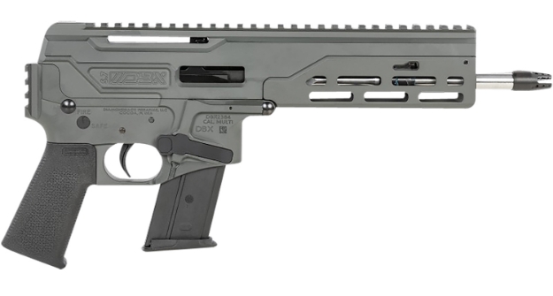 Picture of Diamondback Dbx57 Cf 5.7X28mm 8" 20+1 Dark Grey Stainless Steel Black Magpul Moe K Grip 