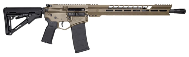 Picture of Diamondback Db15 6.5 Grendel 18" 5+1,28+1 Black Adjustable Magpul Ctr Stock Black Magpul Moe K2 Grip With Black Gold Lower 15" M-Lok Flat Dark Earth 