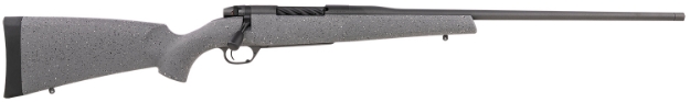 Picture of Weatherby Mark V Hunter 243 Win Caliber With 4+1 Capacity, 22" Barrel, Cobalt Cerakote Metal Finish & Black Speckled Urban Gray Synthetic Stock Right Hand (Full Size) 