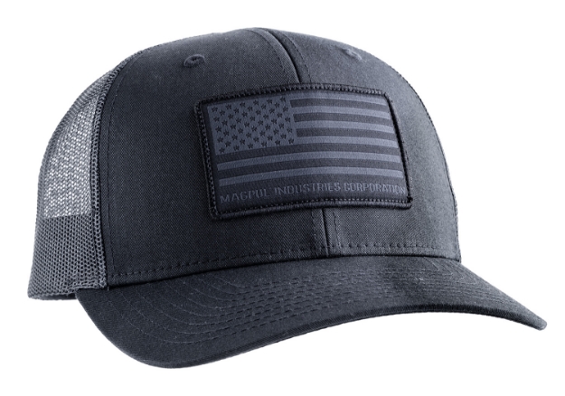 Picture of Magpul Standard Black Adjustable Snapback Osfa Structured Woven American Flag Patch 