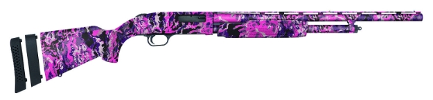 Picture of Mossberg 500 Super Bantam 20 Gauge 5+1 3" 22" Vent Rib Barrel, Ez-Reach Forend, Dual Extractors, Overall Muddy Girl Wild, Synthetic Stock W/Adjustable Lop Spacer (Youth) Includes Accu-Set Chokes