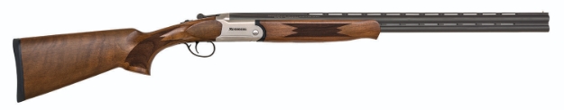 Picture of Mossberg Silver Reserve 28 Gauge With 26" Matte Blued Barrel, 2.75" Chamber, 2Rd Capacity, Satin Silver Engraved Metal Finish & Satin Black Walnut Stock Right Hand (Full Size) 