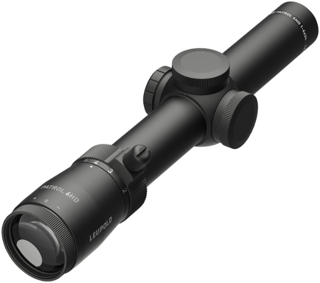 Picture of Leupold Patrol 6Hd Matte Black 1-6X24mm 30Mm Tube Illuminated Firedot Duplex Reticle Features Throw Lever 