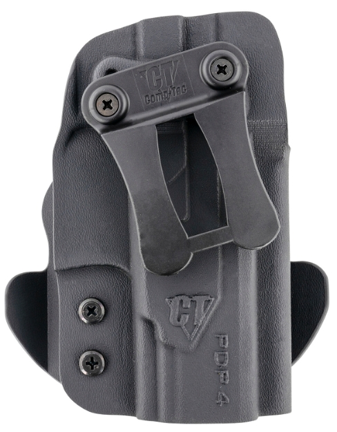 Picture of Comp-Tac Dual Concealment Iwb/Owb Black Kydex Belt Clip Fits Walther Pdp Fits 4" Barrel Right Hand 