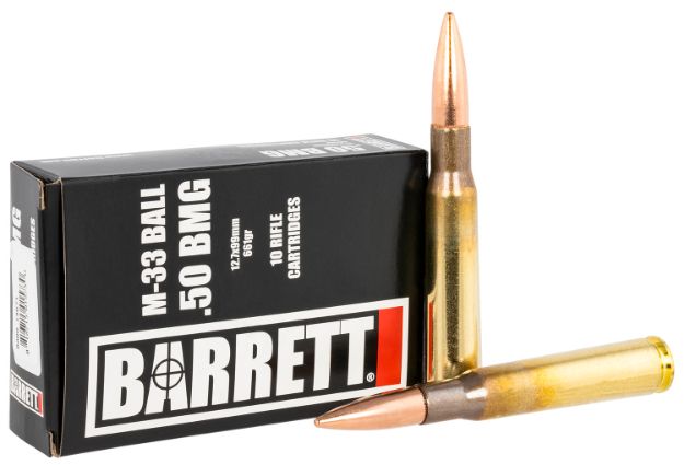 Picture of Barrett Rifle Match Grade 50 Bmg 661 Gr M33 Ball 10 Per Box/ 25 Cs 