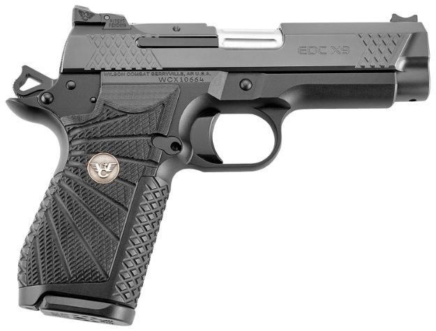 Picture of Wilson Combat 1911 Edc X9 9Mm Luger 4" 15+1 Black Aluminum Frame Black Stainless Steel Slide With Black G10 Grip Ambi Thumb Safety 