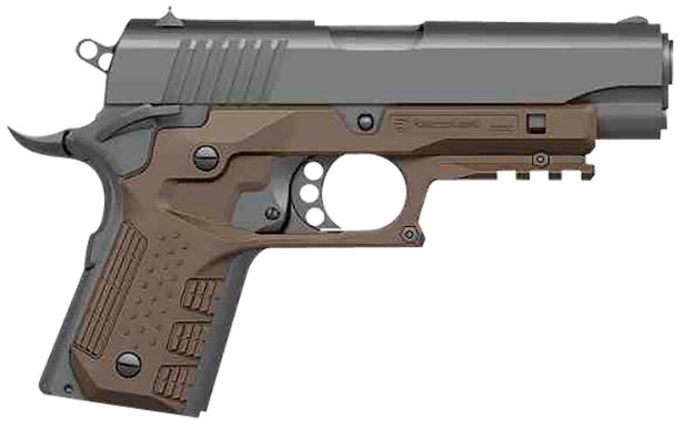 Picture of Recover Tactical Grip & Rail System Tan Polymer Picatinny For Compact 1911 