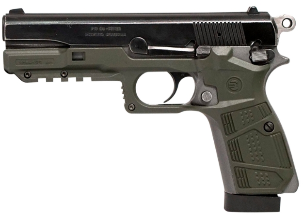 Picture of Recover Tactical Hpc-03 Grip & Rail System Od Green Polymer Picatinny For Browning Hi-Power 