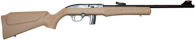 Picture of Rossi Rs22 Semi-Auto 22 Lr Caliber With 10+1 Capacity, 18" Barrel, Matte Black Metal Finish & Monte Carlo Tan Synthetic Stock Right Hand (Full Size) 