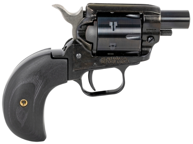 Picture of Heritage Mfg Barkeep Boot 22 Lr 6 Shot 1.68" Black Barrel, Cylinder & Frame W/ Black Wood Grips 