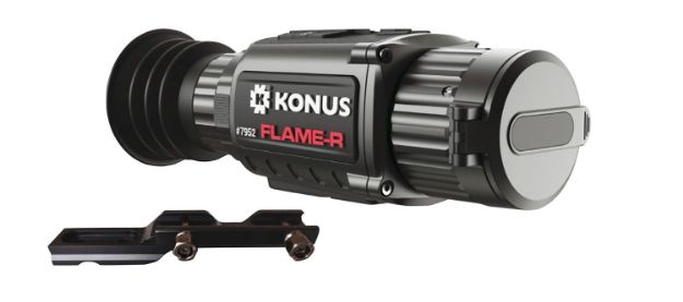 Picture of Konus Flame-R Thermal Rifle Scope Hand Held/Mountable Scope Black 2.5-20X Multi Reticle 256X192 Resolution Zoom Digital 1X/2X/4X/8X 