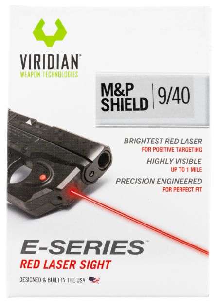 Picture of Viridian E-Series Black W/Red Laser Fits S&W Shield 9/40 Handgun 