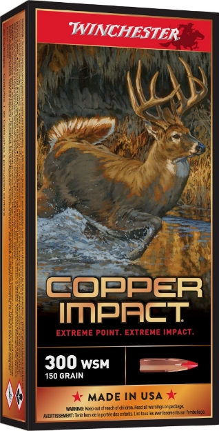 Picture of Winchester Ammo Copper Impact 300 Wsm 150 Gr Copper Extreme Point Lead-Free 20 Per Box/ 10 Cs 