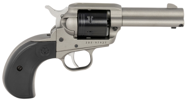 Picture of Ruger Wrangler 22 Lr 3.75" Silver Cerakote Barrel & Frame, 6Rd Black Cerakote Cylinder, Synthetic Grip On A Birdshead Pattern Grip Frame, Transfer Bar Safety 