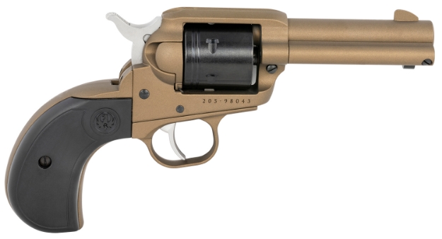 Picture of Ruger Wrangler 22 Lr 3.75" Burnt Bronze Cerakote Barrel & Frame, 6Rd Black Cerakote Cylinder, Synthetic Grip On A Birdshead Pattern Grip Frame Grip, Transfer Bar Safety 