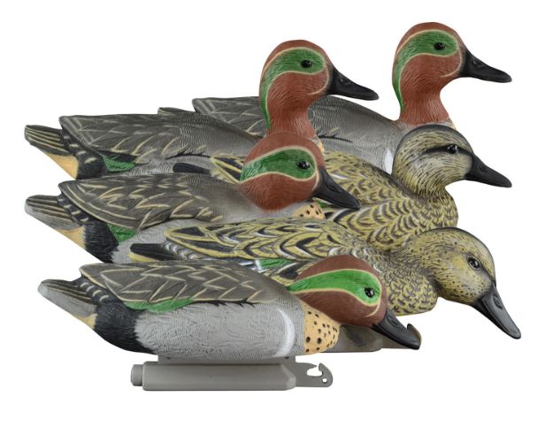 Picture of Higdon Outdoors Standard Teal Green Wing Teal Species Multi Color Foam Filled 6 Pack 