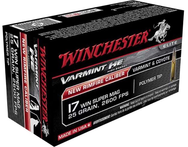 Picture of Winchester Ammo Super X 17 Wsm 25 Gr Jacketed Hollow Point (Jhp) 50 Bx/10 Cs 