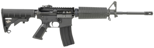 Picture of Bushmaster M4 Patrolman's 5.56X45mm Nato 16" 30+1 Black Rec/Barrel Black 6 Position Collapsible Stock Black Polymer Grip A2 Front Sight Right Hand 