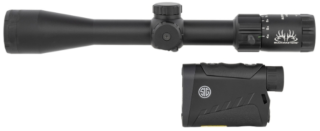 Picture of Sig Sauer Electro-Optics Buckmasters Combo Kit Black Anodized 4-16X 44Mm 1" Tube Bdc Reticle Red Laser Features Buckmaster Scope/Buckmaster 1500 Rangefinder 