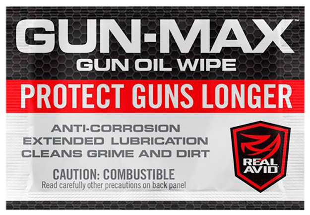 Picture of Real Avid Gun-Max Gun Oil Against Corrosion & Lubricates Wipes 25 Count 