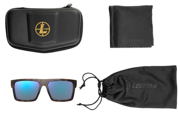 Picture of Leupold Performance Wear Becnara Blue Mirror Lens Polycarbonate Matte Tortoise Frame 