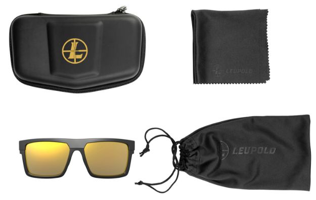 Picture of Leupold Performance Wear Becnara Orange Mirror Lens Polycarbonate Matte Black/Gloss Black Frame 