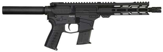 Picture of Cmmg Banshee Mk57 5.7X28mm 8" 20+1, Black, Eml7 M-Lok Handgaurd, Buffer Tube Brace, Oem Zeroed Accessories & Pistol Grip 