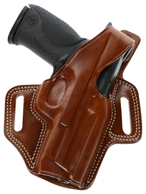 Picture of Galco Fletch Owb Tan Leather Belt Slide Fits S&W M&P Shield Fits Ruger Max-9 Fits Fn 503 Right Hand 