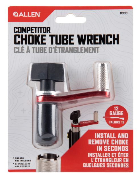 Picture of Allen Competitor Choke Tube Wrench Black With Red, Silver Accents Steel For 12 Gauge Shotguns 