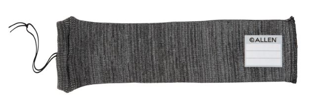 Picture of Allen Firearm Sock Made Of Gray Silicone-Treated Knit With Custom Id Labeling Holds Handguns 14" L X 3.75" W Interior Dimensions 