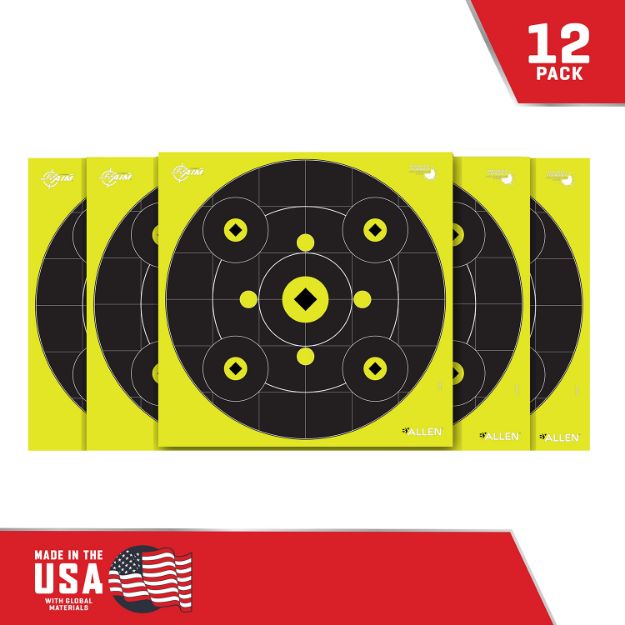 Picture of Ez-Aim Splash Reactive Bullseye Gallery Non-Adhesive 12 Pack 