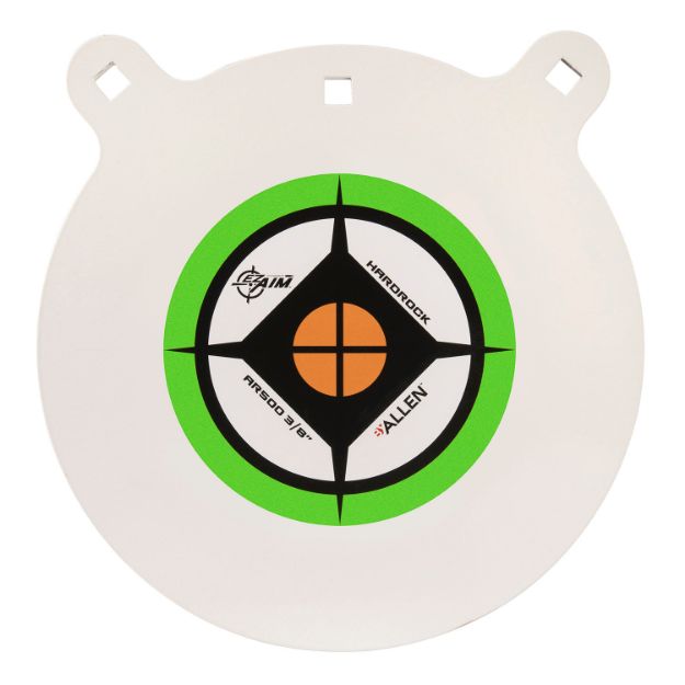 Picture of Ez-Aim Hardrock 12" Ar500 Steel Gong Shooting Target .38" Thickness Black / Green / White 