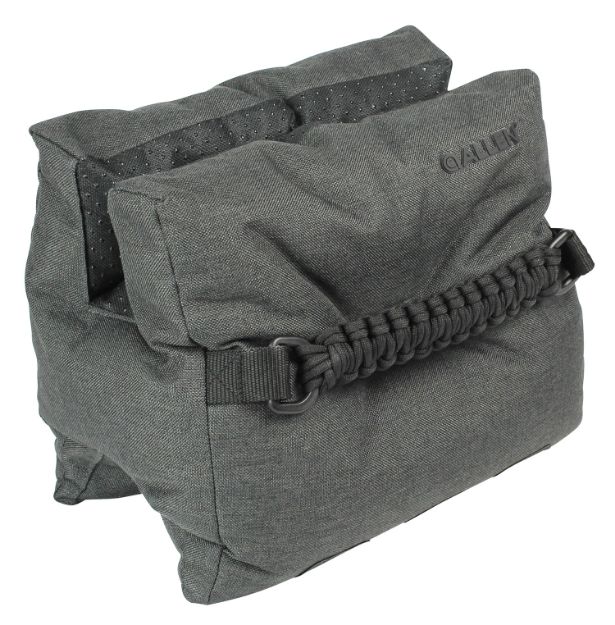Picture of Allen Eliminator Shooting Rest Prefilled Front Bag Made Of Gray Polyester, Weighs 12.10 Lbs, 11.50" L X 7.50" H & Paracord Handle 