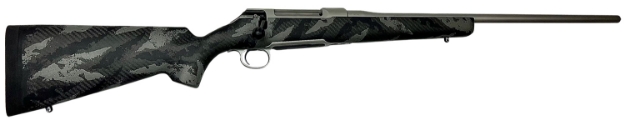 Picture of Sauer 100 6.5 Creedmoor Caliber With 5+1 Capacity, 22" Barrel, Gray Cerakote Metal Finish & Black With Gray Sponge Pattern Accents Carbon Fiber Stock Right Hand (Full Size) 